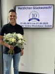 🎉Herzlichen Glückwunsch zum 10-jährigen Jubiläum, Jendrik!
